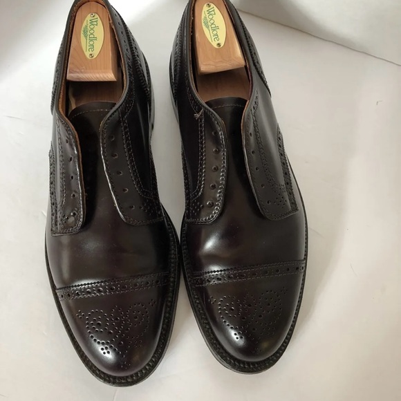 Alden Shell Cordovan #8. Double oak leather outsoles. Aberdeen last 9.5 C - Picture 3 of 9